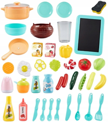 MISS KAPRIZ YS889-163 Игровой набор ЛЮБИМАЯ КУХНЯ 43 аксессуара от магазина ДЕТКИ