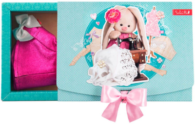 BUDI BASA OSidM-325 Комплект одежды для Зайки Ми 23 см Плащ сливовый блестящий от магазина ДЕТКИ