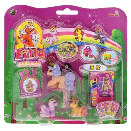 FILLY 46-47 Игровой набор Семья лошадок Филли Единороги KIRINA от магазина ДЕТКИ