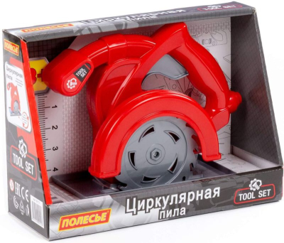 ПОЛЕСЬЕ 92113 Циркулярная пила игрушечная Цвет Красный от магазина ДЕТКИ