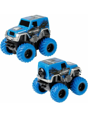 1TOY Т23878 Гибкий трек NEXTREME 100 деталей, внедорожник синий от магазина ДЕТКИ