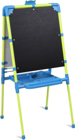 Мольберт РАСТУЩИЙ двухсторонний, регулировка по высоте, складной, металл/пластик (Артикул: М2/ПА, Цвет: Пушистая азбука)