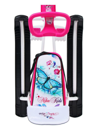 Снегокат ТИМКА СПОРТ 4-1 до 100 кг (Артикул: ТС4-1/Б2, Цвет: С бабочками)