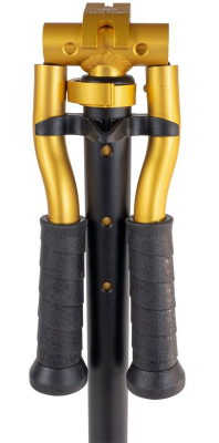 Самокат складной JOGGER 210 колёса 210 мм/180 мм ABEC 7 до 50 кг тормоз-крыло (Артикул: 113892, Цвет: Чёрный/Жёлтый)